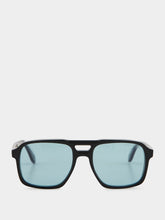 Cutler and Gross Black 1394 Aviator Sunglasses