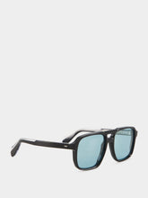 Cutler and Gross Black 1394 Aviator Sunglasses