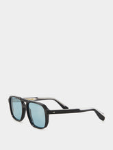 Cutler and Gross Black 1394 Aviator Sunglasses