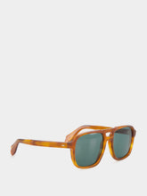 Cutler and Gross Honey Havana 1394 Aviator Sunglasses