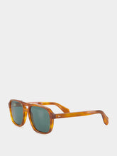 Cutler and Gross Honey Havana 1394 Aviator Sunglasses