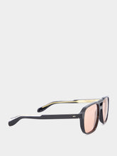 Cutler and Gross 1394 Black Aviator Sunglasses