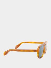 Cutler and Gross Honey Havana 1394 Aviator Sunglasses