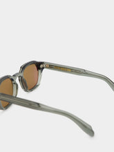 Cutler and Gross 1420 Round Sunglasses in Havana on Grey