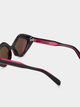 Cutler and Gross Black on Pink 9126 Oversize Sunglasses