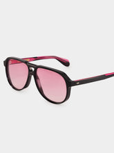Cutler and Gross Black and Pink 9782 Aviator Sunglasses