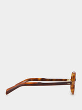 Cutler and Gross Multi Havana Aubergine Round Sunglasses