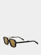 Cutler and Gross Black GR02 Rectangle Sunglasses