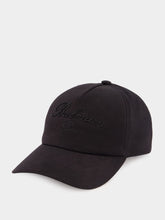 Black Signature Embroidered Baseball Cap