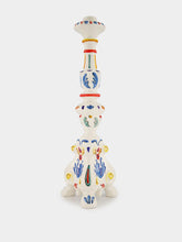 Les Ottomans Handpainted Ceramic Candleholder