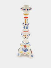 Les Ottomans Handpainted Ceramic Candleholder