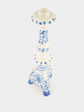 Les Ottomans Blue Turquerie Ceramic Candleholder