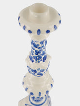 Les Ottomans Blue Turquerie Ceramic Candleholder