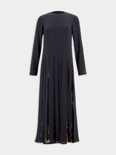 Paula Cini Junglito Print Silk Midi Dres