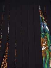 Paula Cini Junglito Print Silk Midi Dres