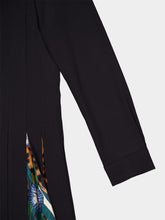 Paula Cini Junglito Print Silk Midi Dres