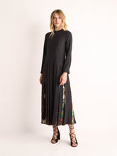 Paula Cini Junglito Print Silk Midi Dres