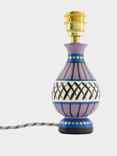 Cressida Bell Circles & Stripes Vase Lamp