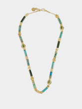 Gas Bijoux Blue and Gold Kali Necklace