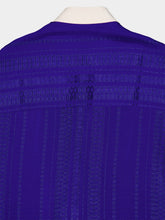 Zeus+Dione Maira Royal Blue Pleated Maxi Dress