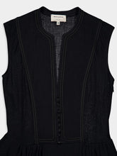 Zeus+Dione Fermeli Buttoned Linen Midi Dress