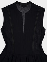 Zeus+Dione Fermeli Buttoned Linen Midi Dress