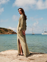 Zeus+Dione Sage Maira Loose Textured Silk Dress
