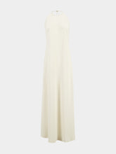 Zeus+Dione Cynane Ivory Halter Neck Maxi Dress