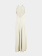 Zeus+Dione Cynane Ivory Halter Neck Maxi Dress