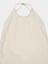 Zeus+Dione Cynane Ivory Halter Neck Maxi Dress