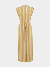 Zeus+Dione Regatta Ivory Sun Silk Shirt Dress