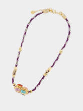 Gas Bijoux Purple Lima Talisman Necklace