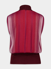Zeus+Dione Burgundy Hera Sleeveless Turtleneck Top