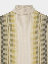 Zeus+Dione Khaki Hera Sleeveless Turtleneck Top