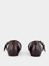 Le Monde Beryl Brown Claudia Leather Slipper
