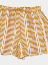 Zeus+Dione Ivory Sun Textured Silk Paxi Shorts