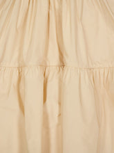 Zeus+Dione Bone Tiered Flared Midi Skirt