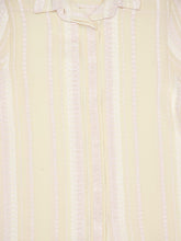 Zeus+Dione Cream Dione Textured Silk Shirt