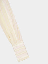 Zeus+Dione Cream Dione Textured Silk Shirt