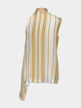 Zeus+Dione Aelo One Sleeve Asymetrical Silk Top