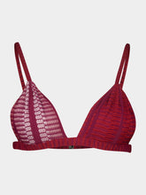 Zeus+Dione Burgundy Silk Aphrodite Bra