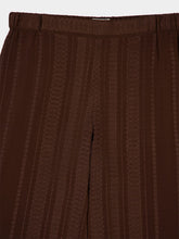 Zeus+Dione Brown Alcestes Signature Wide-Leg Trousers