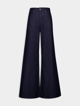 Zeus+Dione Uranus Embroidered High-Rise Flared Jeans