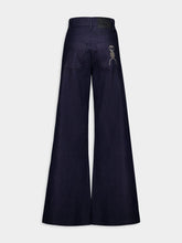 Zeus+Dione Uranus Embroidered High-Rise Flared Jeans