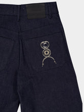 Zeus+Dione Uranus Embroidered High-Rise Flared Jeans