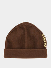Marni Brown Virgin Wool Beanie