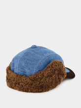 Marni Blue Denim Aviator Baseball Cap