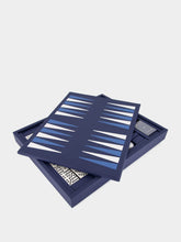 Hector Saxe Paris Bleu de France Leather Multi-Game Box