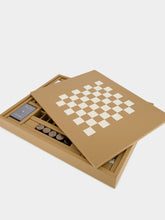 Hector Saxe Paris Cognac Leather Multi-Game Box