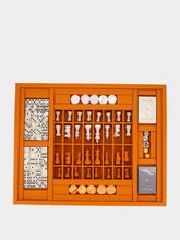 Hector Saxe Paris Orange Leather Multi-Game Box